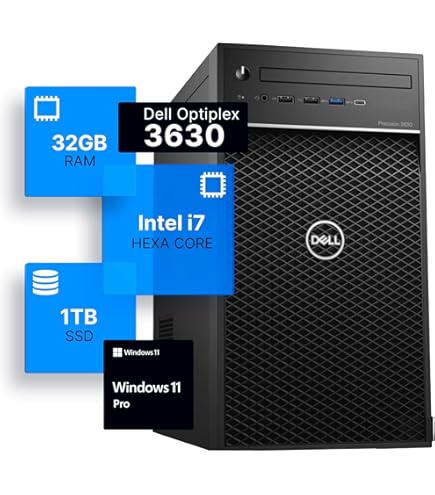 Workstation Dell Precision 3660 torre ao lado de monitor profissional.